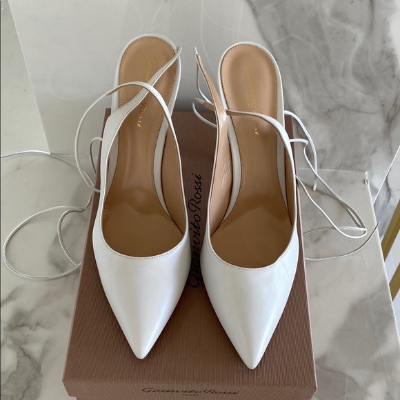 GIANVITO ROSSI IRENE 105 Leather Pumps - Picture 3 of 14